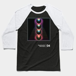 Ultravisitor - Minimalist Graphic Artwork Design Baseball T-Shirt